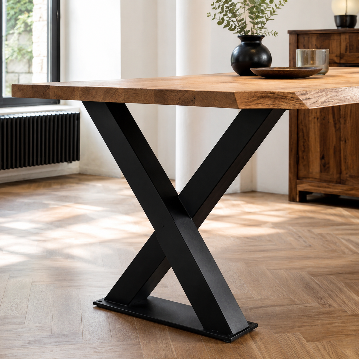 Pieds de table en acier — Acier Shop