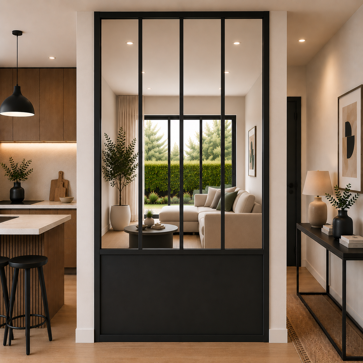 Le Piédestal · Cloison à soubassement