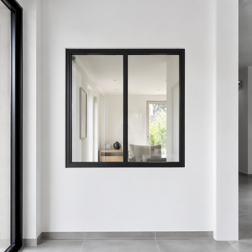 Verrière L'Atelier 1000 × 1000 mm en acier