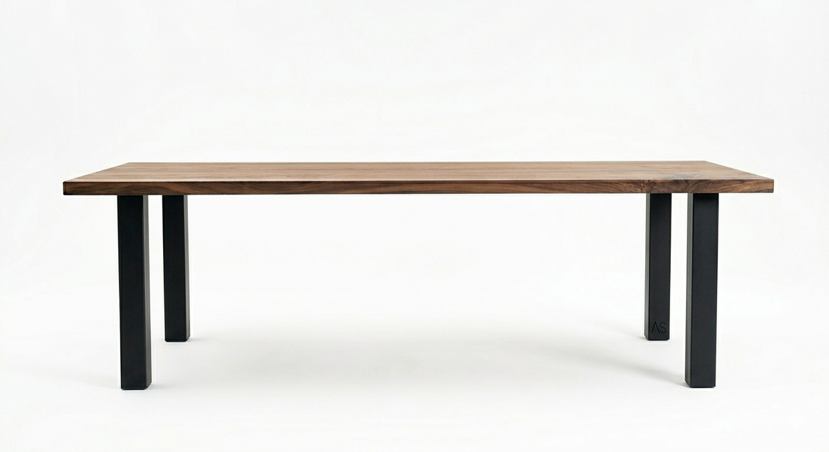 Pied de table acier simple - La Fourche - Acier Shop