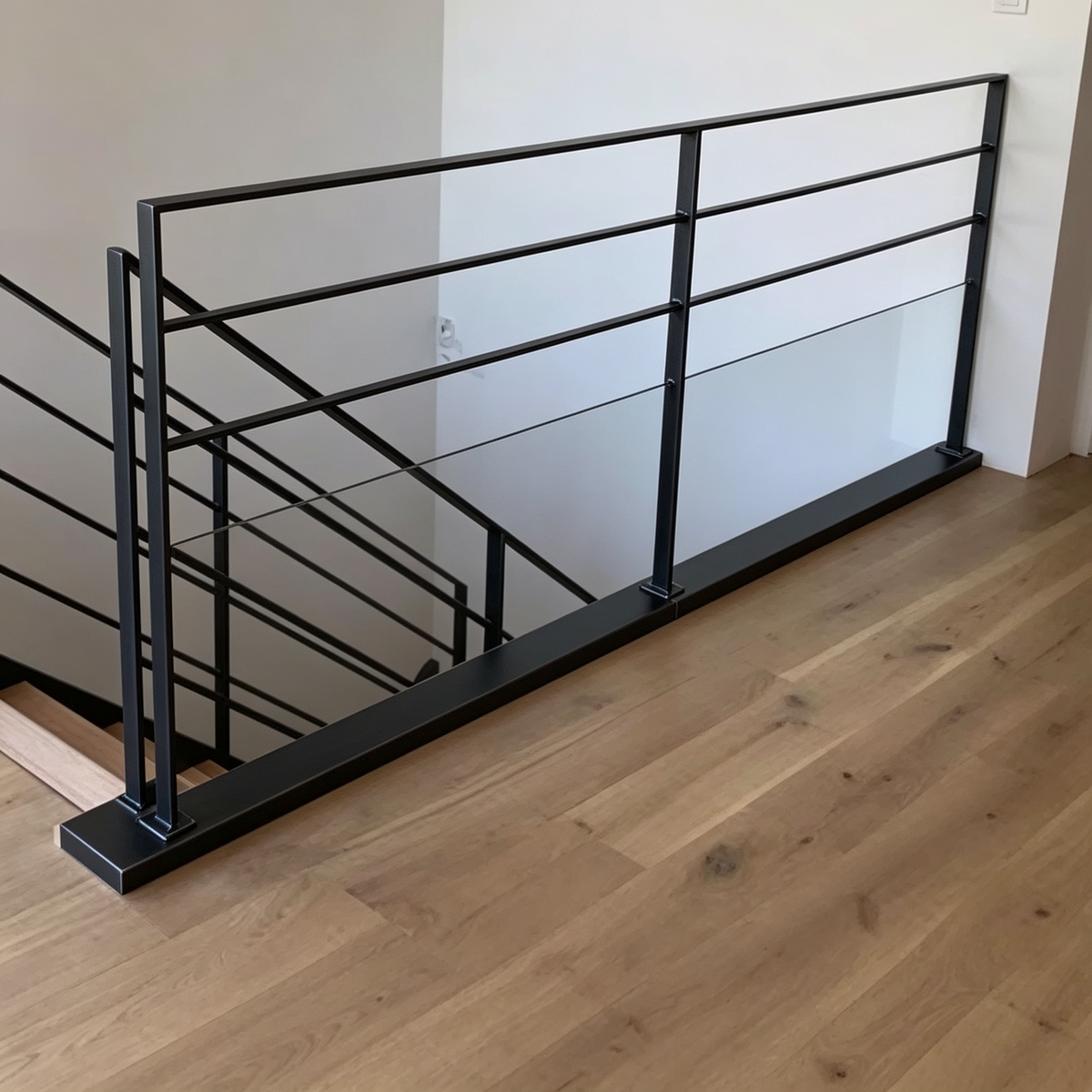 Le metal verre · Garde-corps